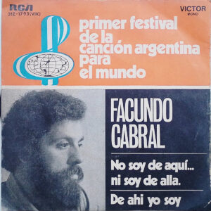 Facundo Cabral - No Soy De Aqui
